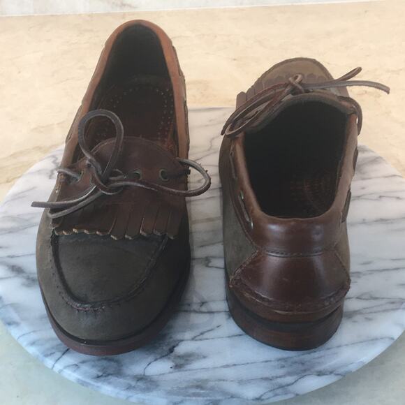 G. H. Bass & Co. Brown WEEJUNS Leather Loafer Men's Size 8 1/2 - Picture 11 of 16